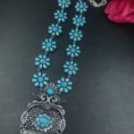 Elegant Floral Art Peacock Necklace | Traditional Stone & Pearl Work Party Wear Amazing Jewelry