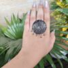 Oxidised Round Shape Adjustable Ring For Girls 3 photo 2025 10 02 16 38 43