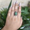 Unique Green Stone Oxidized Ring For Girls 3 photo 2025 10 02 16 39 01