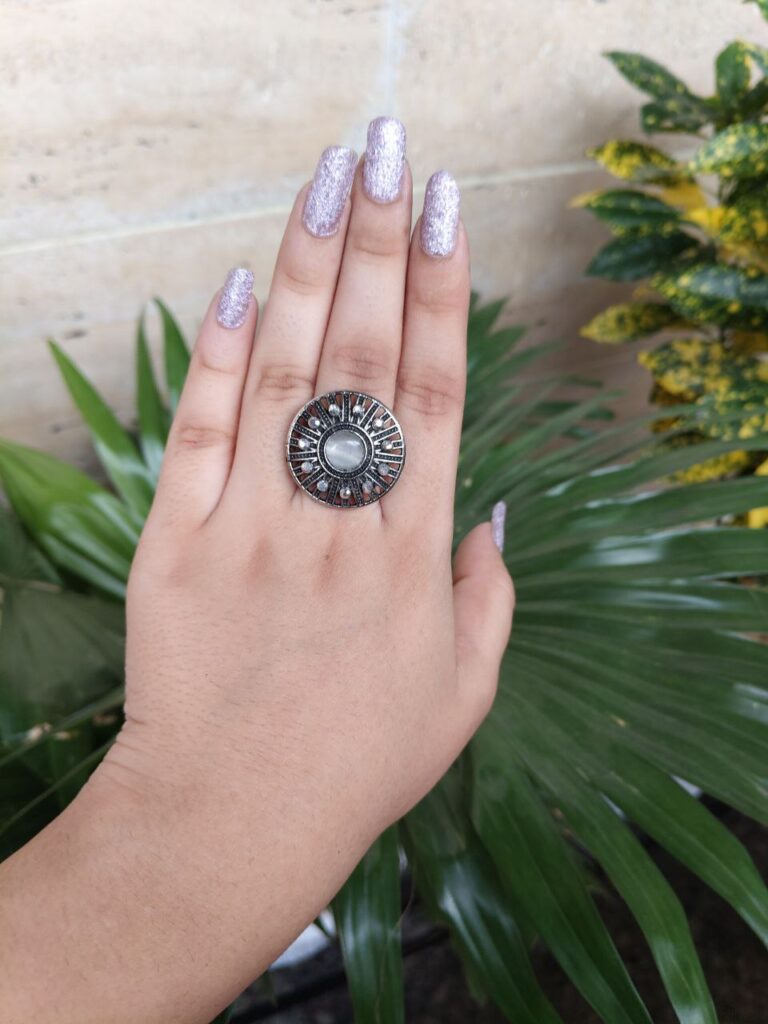 Elagent Design Round Shape Adjustable RIng For Girls