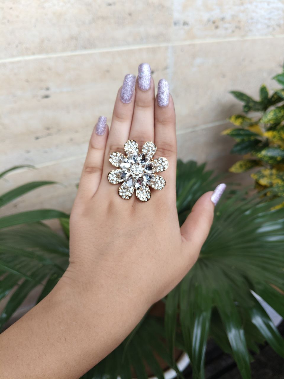 Antique Gold Plated Adjustable Ring For Girls 1 Antique Gold Plated Adjustable Ring For Girls