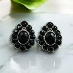 Stylish Oxidized Toe Ring | Silver Replica Ethnic Stone Work Amazing Jewelry for Women