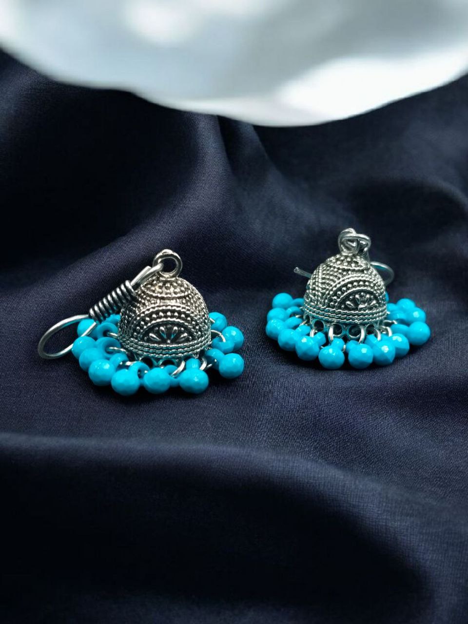 Ethnic Jhumki Earrings | Daily Wear Hook Design with Ghungroo Detailing Amazing Jewelry 2 Ethnic jhumki earrings with daily wear hook design and ghungroo detailing for women.
