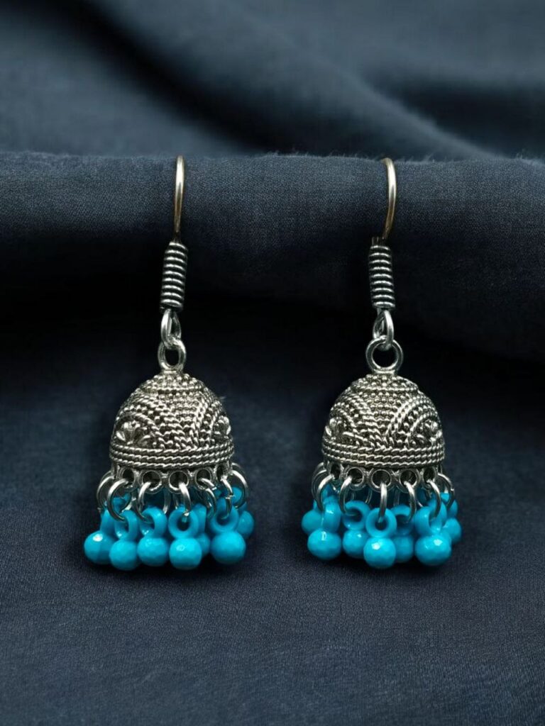 Ethnic Jhumki Earrings | Daily Wear Hook Design with Ghungroo Detailing Amazing Jewelry