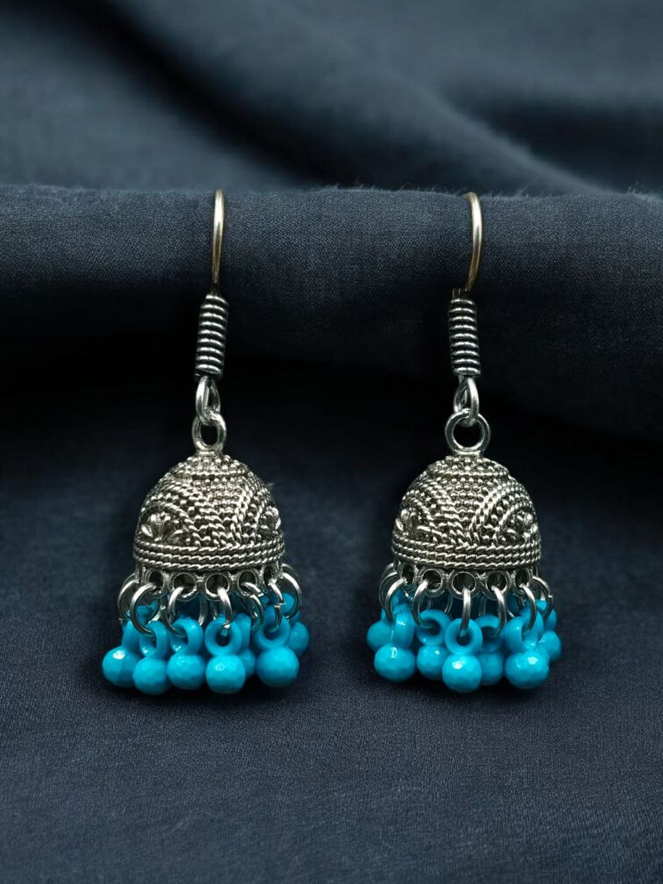 Ethnic Jhumki Earrings | Daily Wear Hook Design with Ghungroo Detailing Amazing Jewelry 1 Ethnic jhumki earrings with daily wear hook design and ghungroo detailing for women.