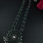 Bulk 118 Beautiful Pearl and Stone Work Oxidized Necklace | Traditional Ethnic Party Wear Jewelry - "Green"