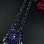 Bulk 120 Beautiful Pearl and Stone Work Oxidized Necklace | Traditional Ethnic Party Wear Jewelry - "Blue"