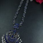 Bulk 14 Designer Peacock Necklace | Stone & Pearl Work Ethnic Jewelry for Women - "Blue"