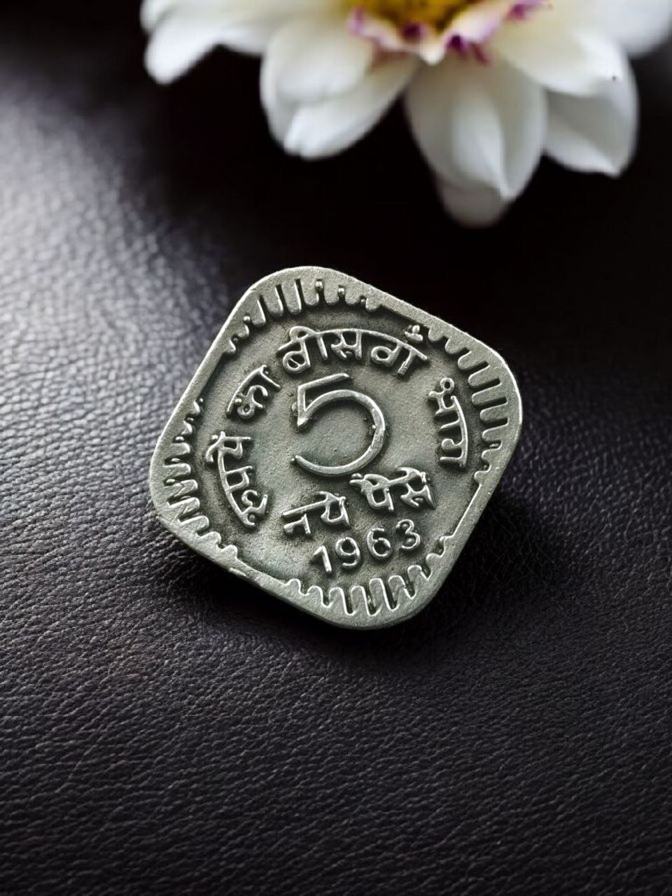 Designer 5 Paisa Coin Ring | Unique Adjustable Oxidized Silver Replica Jewelry 5 Oxidized silver replica adjustable 5 paisa coin ring, handcrafted unique vintage jewelry design