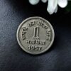 Unique 1 Paisa Coin Ring | Oxidized Silver Replica Vintage Look Jewelry for Women 7 Unique 1 paisa coin ring — a touch of vintage charm with timeless elegance