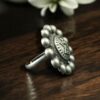 Designer Silver Replica Ganesha Ring | Oxidized Adjustable Perfect Traditional Jewelry For Women 7 Oxidized silver adjustable Ganesha design ring for women