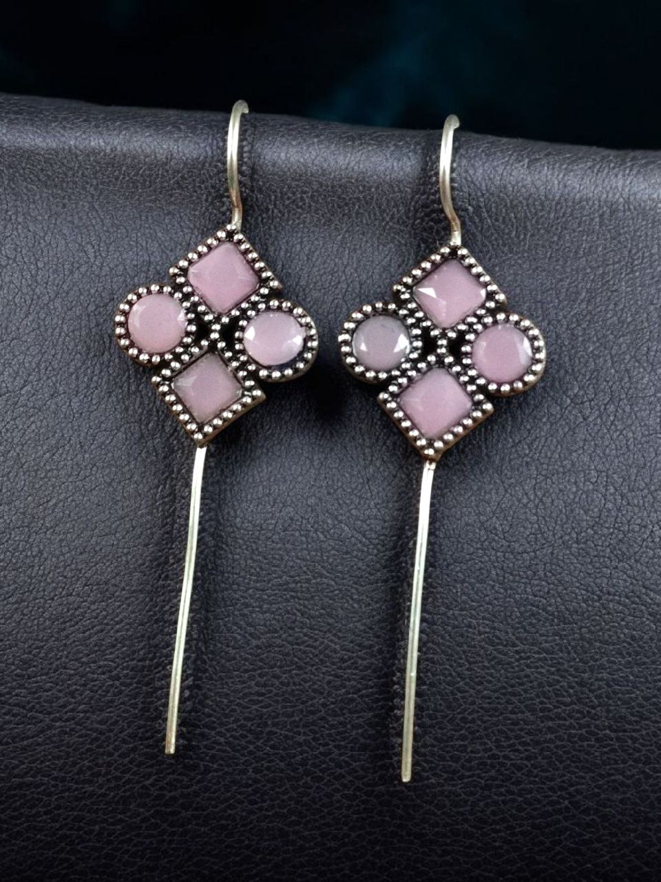 Traditional Stone Earcuff | Oxidized Silver Plated Ethnic Jewelry Best Gift For Her 7 Oxidized silver plated traditional stone earcuff ethnic jewelry for women