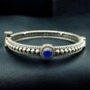 Antique Look Silver Plated Kada | Stone Work Openable Ethnic Perfect Bangle for Women 13 Antique look silver plated openable kada with stone work for women.