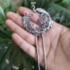 Elegant Peacock Juda Pin | Oxidized Silver Replica Best Hair Accessory for Girls 6 Elegant Oxidized Peacock Juda Pin Silver Replica Floral Art Hair Accessory for Girls