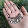 Antique Look German Silver Leaf Charm Bangles | Ethnic Best Traditional Design Jewelry 6 Stylish German silver leaf charm bangles for ethnic wear.