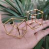 Unique Gold Plated Geometric Stud Earrings | Western Look Jewelry For Girls 9 Unique gold plated geometric stud earrings for girls with modern western look