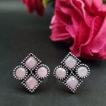 Handcrafted Oxidized Toe Ring | Adjustable Silver Replica Vintage Look Stone Best Jewelry