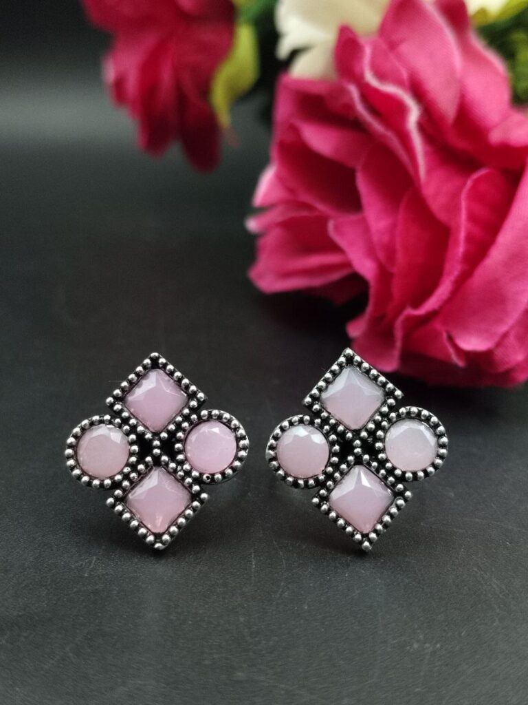 Handcrafted Oxidized Toe Ring | Adjustable Silver Replica Vintage Look Stone Best Jewelry