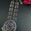 Designer Traditional Oxidized Necklace With Stone & Pearl Work | Ethnic Statement Jewelry for Girls 4 photo 2025 10 28 15 32 46