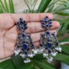 Elegant Peacock Design Earrings | Silver Replica Dangler with Stone & Pearl Detailing Best Jewelry 19 photo 2025 10 28 17 35 29