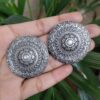Best Trendy Floral Art Stud Earrings | Oxidized Ethnic Silver Replica Earring for Women 7 Floral Art Oxidized Silver Replica Stud Earrings for Women