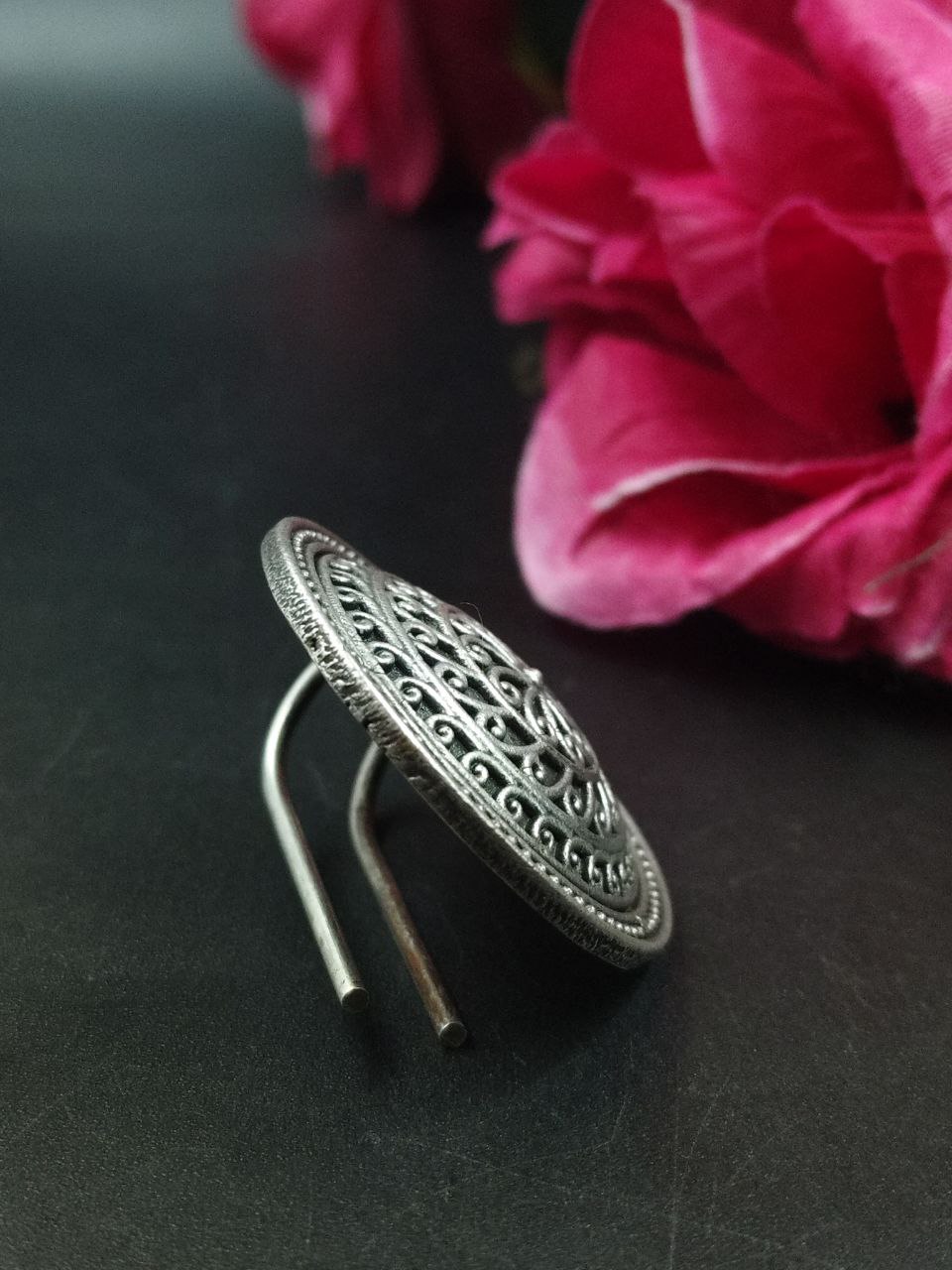 Vintage Look Best Oxidized Hair Pin | Silver Replica Wedding Jewelry 4 Vintage Oxidized Silver Replica Hair Pin for Wedding Hairstyles