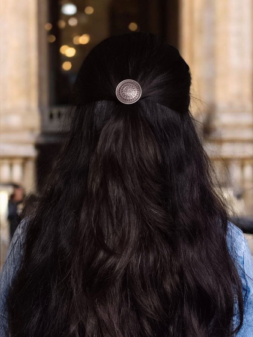 Vintage Look Best Oxidized Hair Pin | Silver Replica Wedding Jewelry 1 Vintage Oxidized Silver Replica Hair Pin for Wedding Hairstyles