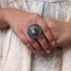 Designer Silver Touch Oxidized Ring | Perfect Gift for Women & Girls 10 oxidized silver touch adjustable ring for women