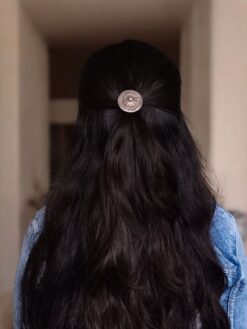 oxidized hair pin for women