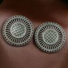 Traditional Oxidized Stud Earrings | Ethnic Look Alike Silver Touch Best Fashionable Jewelry 7 ethnic silver touch oxidized stud earrings for women