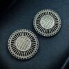 Traditional Oxidized Stud Earrings | Ethnic Look Alike Silver Touch Best Fashionable Jewelry 6 ethnic silver touch oxidized stud earrings for women