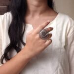 Vintage Look Oxidized Adjustable Ring | Best Silver Finish Stylish Women’s Jewelry