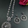 Oxidized Peacock Necklace Set with Stone Work | Ethnic Traditional Jewelry