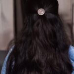 Vintage Style Oxidized Stone Hair Pin | Silver Look Best Traditional Juda Stick