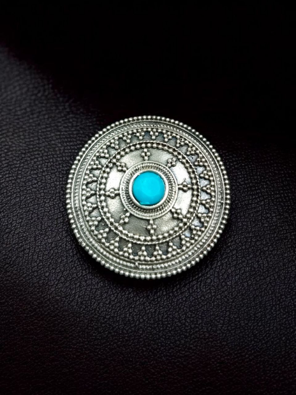 Vintage Style Oxidized Stone Hair Pin | Silver Look Best Traditional Juda Stick 8 Vintage oxidized hair pin with stone in silver replica finish.