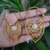 Designer Gold Plated Earrings | Best Oxidized Ethnic Statement Jewelry 4 Gold plated oxidized designer ethnic earrings for women.