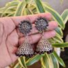 Oxidized Silver Plated Jhumka Dangler Earrings With Traditional Ethnic Design 2 photo 23 2025 10 07 16 21 57