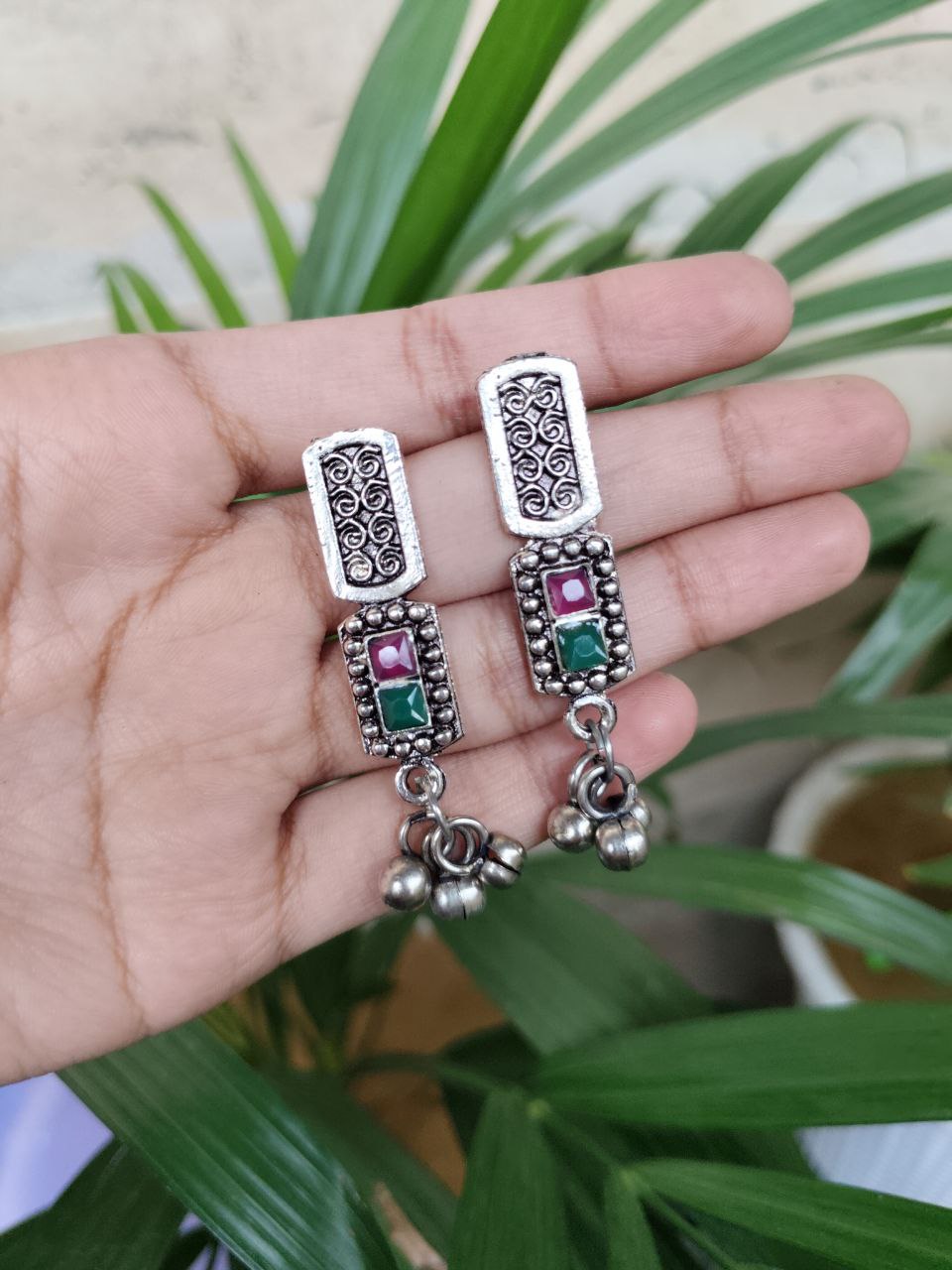 Lightweight Stone Stud Earrings | Comfortable Stylish Dailywear Ethnic Jewelry 1 Lightweight Stone Stud Earrings | Comfortable Stylish Dailywear Ethnic Jewelry