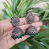 Oxidised Jhumki Earrings | Traditional Elegant Ethnic Jewelry for Women 3 photo 25 2025 10 04 12 10 44