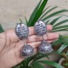 Oxidised Scripted Stud with Jhumka | Elegant Spiritual Ethnic Earrings for Women 3 photo 26 2025 10 04 12 10 44