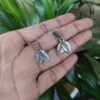 Oxidised Leaf Charm Earrings | Elegant Trendy Ethnic Jewelry for Women