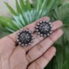 Oxidised Silver Plated Traditional Stud Earrings | Classic Ethnic Jewelry for Women 2 photo 34 2025 10 04 12 10 44