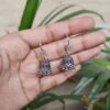 Oxidised Silver Plated Jhumka Earrings | Traditional Ethnic Jewelry for Women