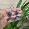 Oxidised Jhumka Earrings with Drop Stud | Elegant Traditional Ethnic Jewelry for Women 2 photo 50 2025 10 04 12 10 44