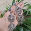 Oxidised Long Dangler Earrings | Stylish Elegant Ethnic Jewelry for Women 9 photo 54 2025 10 04 12 10 44