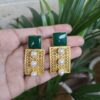 Elegant Gold Plated Earrings | Stylish Lightweight Jewelry for Women