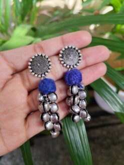 Unique Dangler Earrings With Traditional Ghungroo Detailing
