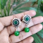 Beautiful Stud Earrings with Elegant Stone and Pearl Detailing for Women