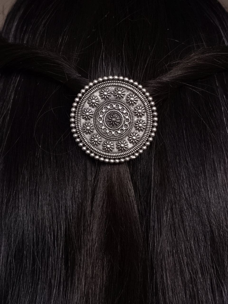 Designer Flower Hair Pin | Beautiful Floral Design Accessory for Special Occasions 2 Designer flower hair pin with elegant floral design for special occasions