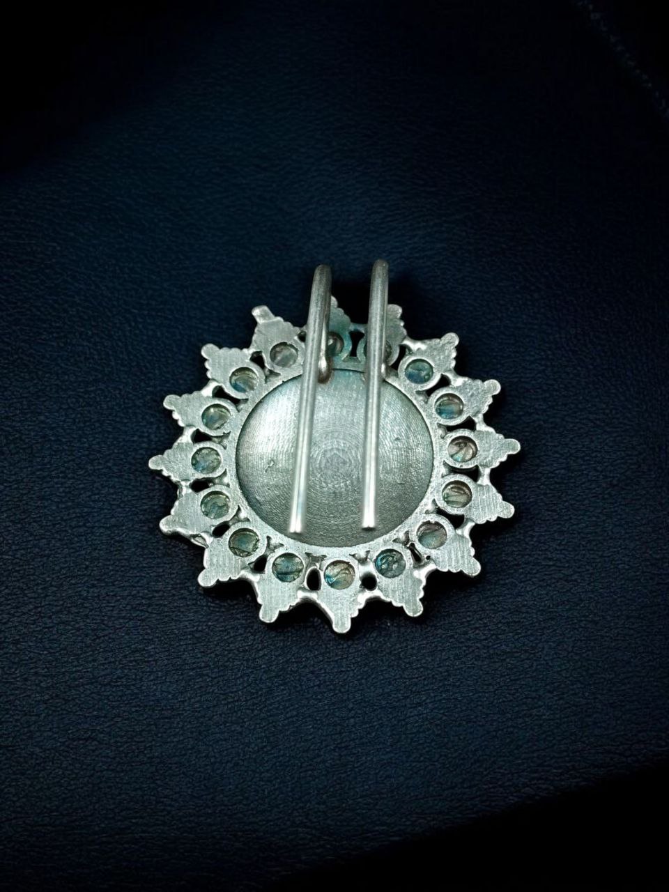 Handcrafted Oxidized Hair Pin | Unique Ethnic Silver Replica Jewelry Design 3 Handcrafted oxidized silver replica ethnic design hair pin